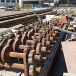 À vendre : ligne de production de rails de portes – fabrication locale – occasion