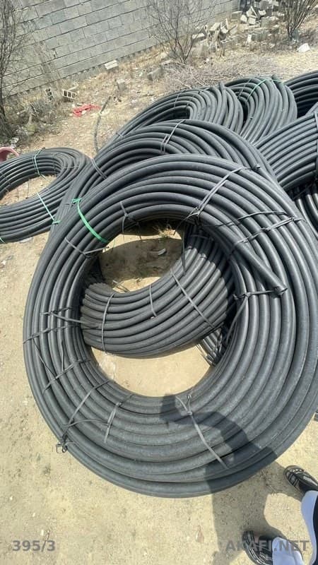 Black HDPE Plastic Pipes 50mm and Galvanized Pipes 2 Inch - Brand New - Jeddah